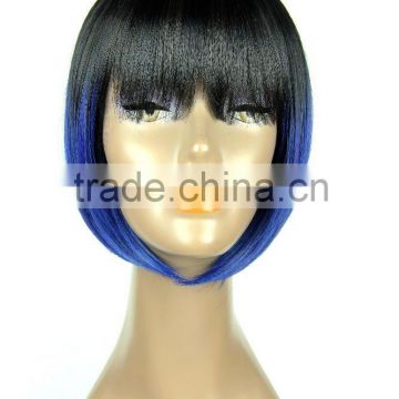 christmas party used wig ombre color new style 100 percent futura high tempreture synthetic hair wig