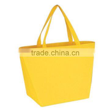 Non-Woven Budget Shopper Tote Bag- Yellow