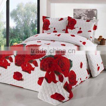 hot selling 3D 100% polyester bed spread Made in China