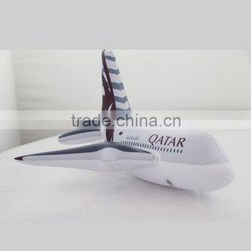 custom design PVC inflatable airplane toy for kids