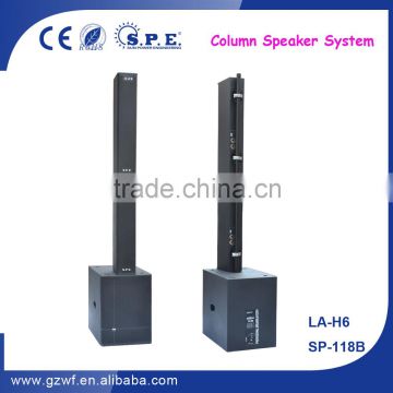 SPE Audio Pro 600W Column Speaker Box Line Array System LA-H6