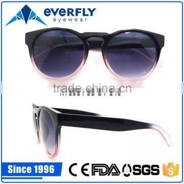 Newest fashionable sunglasses colorful cat eye sunglasses 2016