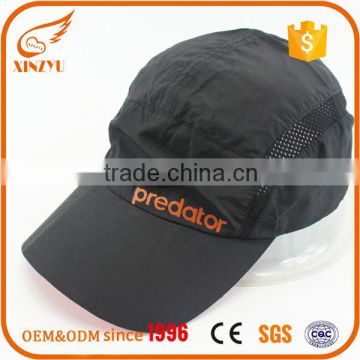 Custom design cheap sport running black racing basketball caps