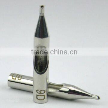 Engraved with the the 9D words stainless steel tattoo needle mouth/tips-HN1637