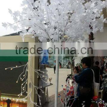 High simulation white maple tree fancy artificial white tree nice maple tree with high quality lighted maple tree