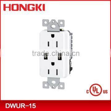UL CUL Listed 120V 15A 60HZ USB Wall Socket photo-2