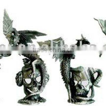 2012 QZchaoqun Funny Pewter Dragon craft LFL0095 metal dragon,dragon scupture