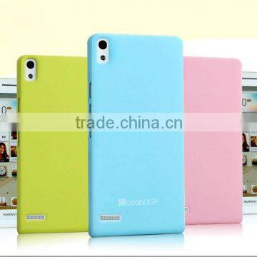 2013 candy color slim PC hard case with rubberised finish for Huawei Ascend p6 alibaba accessories