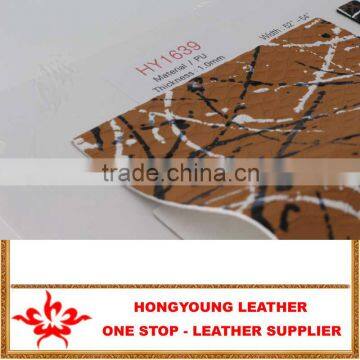 Painting Surface Leather Artrficial as Microfibre for Bags and Shoes Making photo-3
