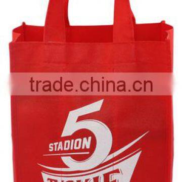 Personalized cheap logo shopping tote bags, pp non woven bags, nonwoven shopper tote bag.