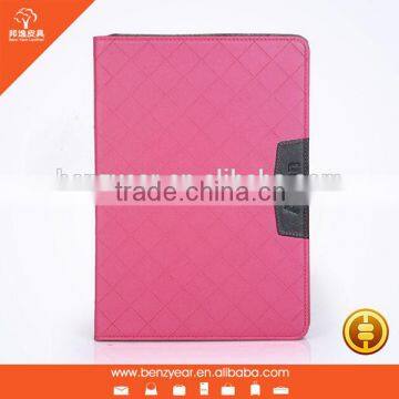 Multicolored PU tablet case for iPad