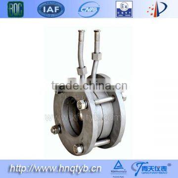 Orifice plate to measure flow rate