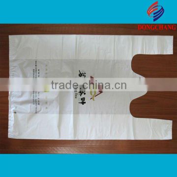 HDPE t-shirt plastic shopping bag