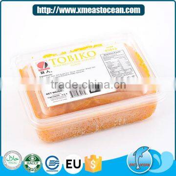 Frozen yellow seasoned flying fish tobiko roe