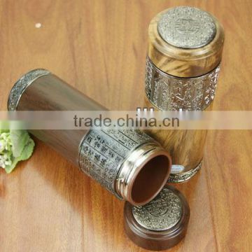 ordinary insulation vacuum flask, Violet arenaceous keep-warm glass&