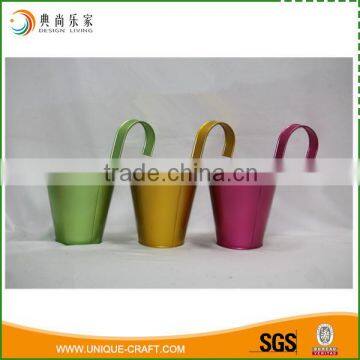 Pots Type and Powder Coated Finishing planter