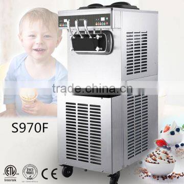 S970F soft seve ice cream machine big capacity