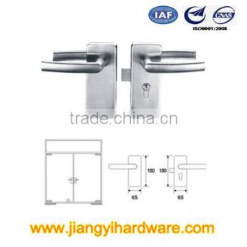 Solid lock stainless steel glass door lock