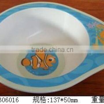 Melamine nice design plastic safe baby bowls