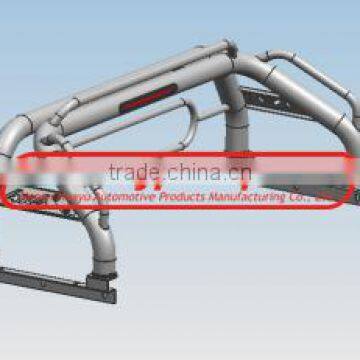 High quality 3" S/S American style Roll Bar with side handrail for 2012 Ranger T6