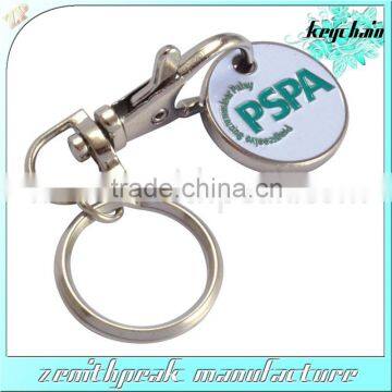 Cheap metal coin keychain for promotional gift