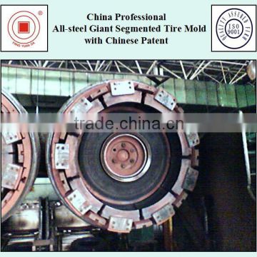 China Professional all-steel giant segmented tire mold with Chinese Patent