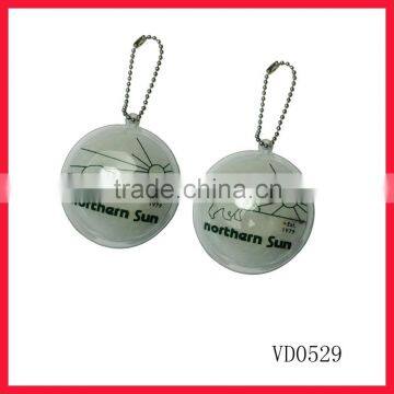 Custom TPU Printed Down Coat Hang Tag With Ball Chain photo-2