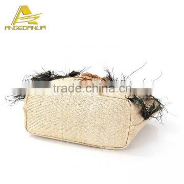 ANGEDANLIA Brand 2016 New Design Women Handbag Summer Straw Bag Wholesale photo-4