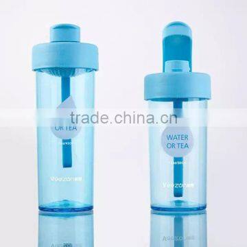 travel mug/plastic drinking water bottl/plastic sports bottle with straw