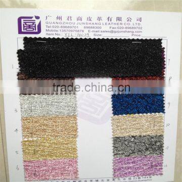 2014 Hot Sale PU Glitter With Flocking Material,classical,shining