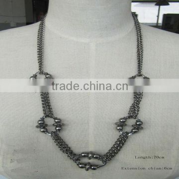 Hot selling snake necklace fashion cloth necklaces