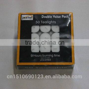 Votive Unscented Colored Long Burning Candles photo-3