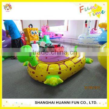2015 Wholesale Water Motorized Electric Kids Bumper Boat With Turtle Tube Price photo-3