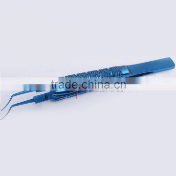 Micro Utrata Forceps Round Handle, Titanium Instruments, Ophthalmic Instruments Manufacturer