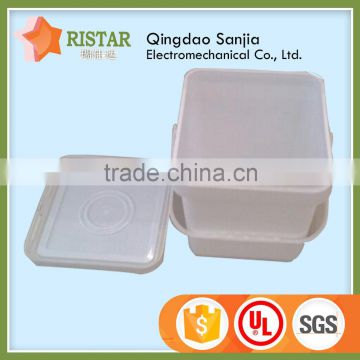 virgin pp food grade square pail flexible plastic square bucket