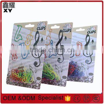 Customer Logo Big Size Music Notes Types of Paper Clips