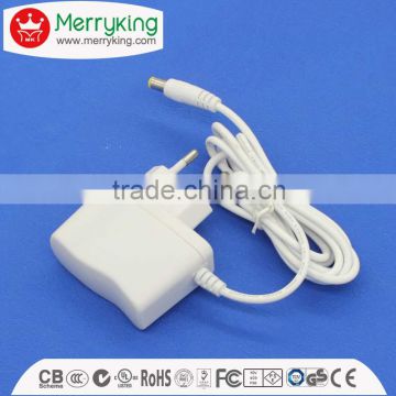 blister packing 12v 0.7a 0.6a 0.5a ac power supply with various specifications