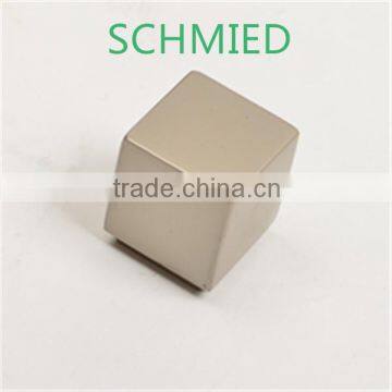 square zinc alloy handles furniture knobs