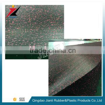 Multi Color Weight Lifting Gym Flooring Rolled Rubber Indoor Flooring