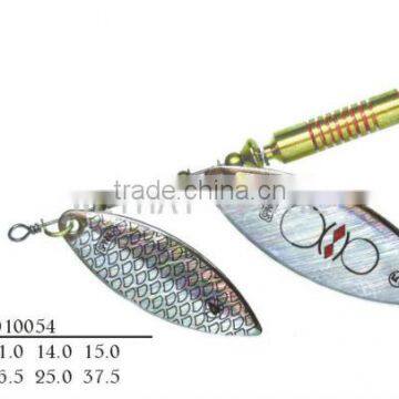 Spinner bait metal lure