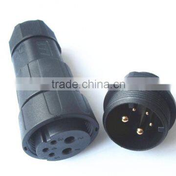 LLT 2+3 Pin 50A High Voltage Industrial Power Cord Waterproof Cable Connector photo-2