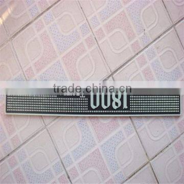 Large Size Logo PVC Bar Counter Pad For Drinkware Series