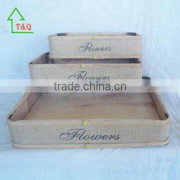 Wooden Herb Box Planter Outdoor garden decoration