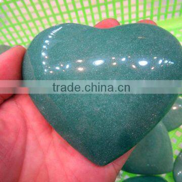 homemade high quality Green Aventurine crystal Heart Shape for sale