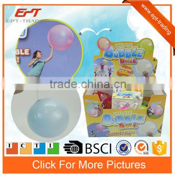 Amazing inflate up 50cm soap bubble ball toy for kids