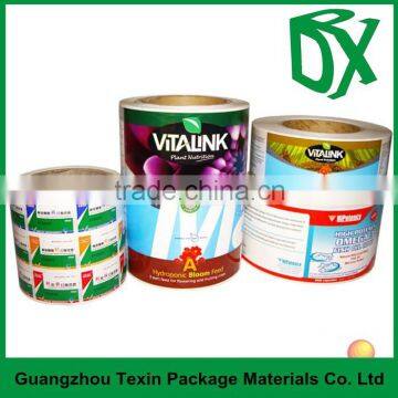 High quality self adhesive sticker/ adhesive label with logo