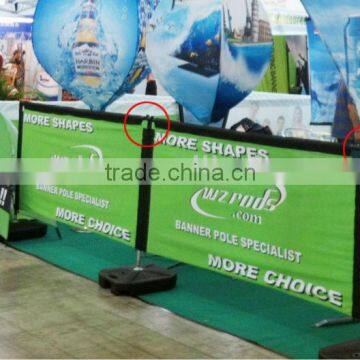 Square Planar Display Advertising Flag & Banner With Door-Barrier