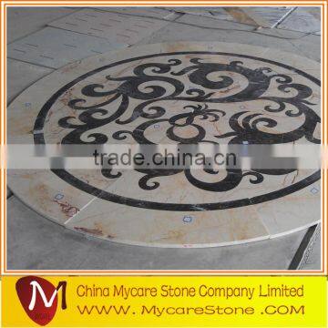 Professional design flooring decor water jet floor design