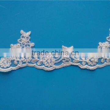 Embroidery designs lace trimming SBL62376CB