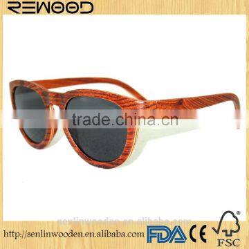 Cheap Natural fashional veneer wood sunglasses in 2016